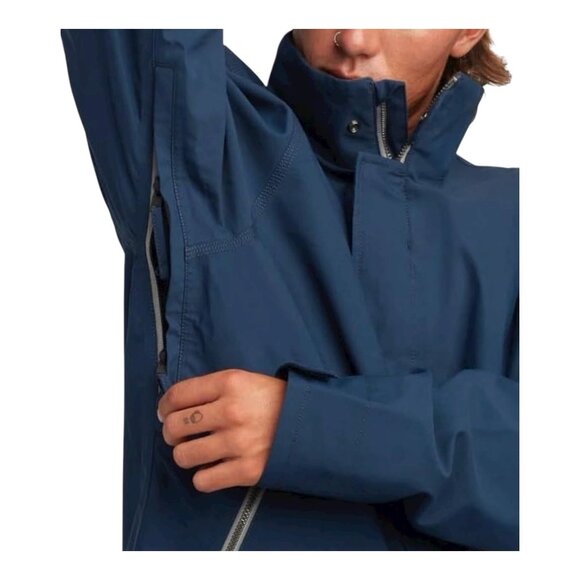 Dakine A-1 Jacket Medium Deep Navy Blue Waterproof Ski Snow Jacket Pit Vents - Picture 2 of 12